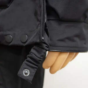 Nuevo Invierno Polar cuello negro gota hombro bombardero cremallera chaqueta con Protector de seguridad reflectante rompevientos chaqueta de servicio para hombres - Product Image 5