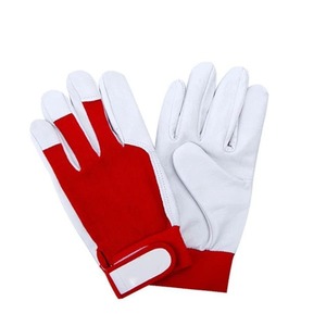Guantes de trabajo de seguridad para jardín de piel de cabra de alta calidad, guantes de montaje antideslizantes y anticortes, guantes de conductor a precio de fábrica - Product Image 5