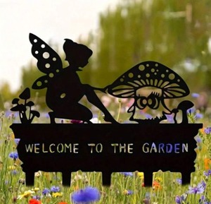 Welcome To <b>The</b> <b>Garden</b> <b>Ornament</b> Outdoor Home <b>Garden</b> Farmhouse Lawn Accessories <b>Garden</b> Stake Customized Available - Product Image 4