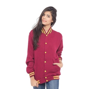 Veste universitaire en coton matelassé pour femmes broderie personnalisée équipe de Baseball Bomber hiver décontracté Streetwear vêtements de plein air pour les filles - Product Image 1