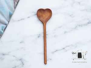 Cuillères de cuisine en bois artisanales, adaptées à la maison et au restaurant | Batterie de cuisine antiadhésive à prix réduit - Product Image 2