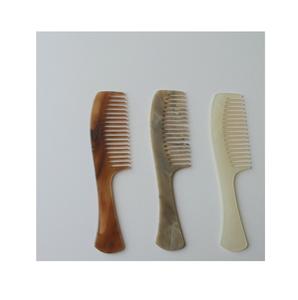 Peine de cuerno pulido artesanal, herramienta de aseo ecológica para hombres y mujeres, estilo suave duradero, Estilo clásico - Product Image 5