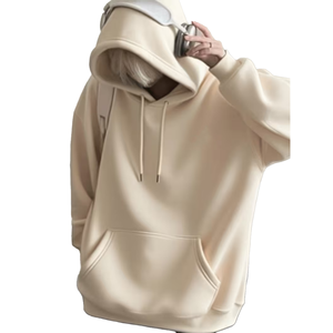 Sudadera con Capucha para Hombre, 100% Algodón, Personalizable con Logotipo, Estilo Básico, Talla Grande, Holgada, en Oferta - Product Image 6