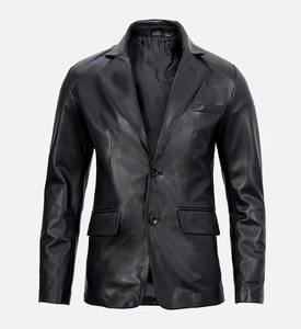 Leather <b>Coat</b> Top Selling <b>Men's</b> Custom Made High Quality Triple Breasted Breathable Down <b>Coat</b> Wholesale Price Online Sale - Product Image 1