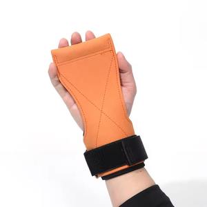 Correas de Muñeca para Levantamiento de Pesas, Doble Capa de Cuero con Acolchado de Neopreno para Gimnasio, Peso Muerto, Entrenamiento de Potencia - Product Image 1