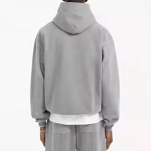 Hombres de alta calidad Precio barato Pullover Hoodies Heavy French Terry Pullover Hoodie Custom Drop Shoulder Fleece Sudadera con capucha de gran tamaño - Product Image 5