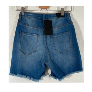 New Arrival High Quality Customized Design Women's Denim <b>Short</b> Pant Button Eco-Friendly Breathable Skinny Fit Custom Brand Logo - Product Image 6