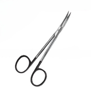 กรรไกรสแตนเลสตัดพิเศษกรรไกร TC กลม patren 11.5cm สแตนเลสสตีลสีเงินที่ดีคมและสีดำ - Product Image 5