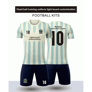 2024 nuevos conjuntos de camisetas de fútbol para hombres, camisetas y chándales de fútbol para niños, uniformes deportivos en blanco para niños - Product Image 2