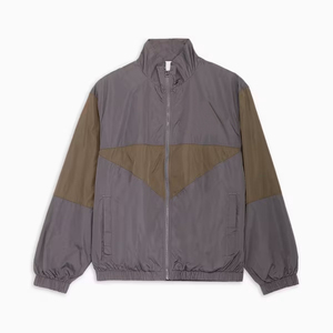 Veste coupe-vent en nylon personnalisée OEM, fermeture éclair, imperméable, légère, pour homme, course à pied, extérieur, logo personnalisé, veste de pluie à capuche - Product Image 6