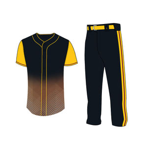 Uniforme de equipo de béisbol personalizado de alta calidad, atuendo deportivo profesional, tela transpirable, costura duradera, ropa de béisbol y softbol - Product Image 1
