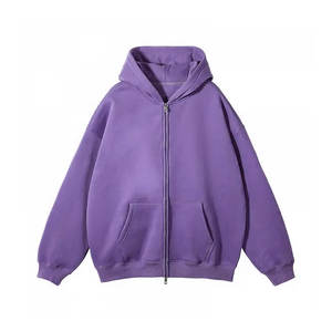 Sweat à capuche vintage délavé, sweat à capuche zippé personnalisé, fabricant de lavage à l'acide de haute qualité, 100% coton, sweat à capuche de poids élevé - Product Image 5