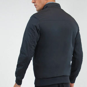 ขายส่งนักออกแบบเสื้อแจ็คเก็ตบอมเบอร์ผู้ชายลําลองกันน้ําว่างเปล่าเสื้อแจ็คเก็ตบอมเบอร์กันลมน้ําหนักเบาสําหรับผู้ชาย - Product Image 3