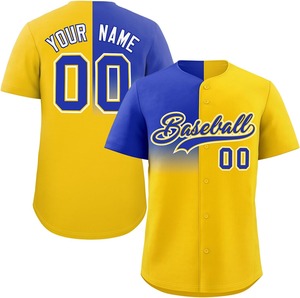 Maillot de baseball direct d'usine tissu en maille respirant sublimé jeunesse/adulte taille contrôle de l'humidité conception à séchage rapide - Product Image 1