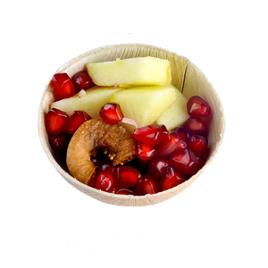 Vaisselle jetable biodégradable écologique Conception de feuille de palmier Bols ronds ovales pour le service des aliments dans les fêtes, les mariages et les événements - Product Image 6