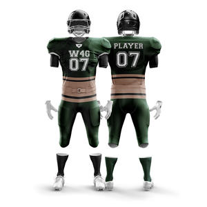 Ensemble de shorts de football américain personnalisés 100% polyester respirant à séchage rapide antibactérien anti-UV, tailles plus grandes disponibles - Product Image 3