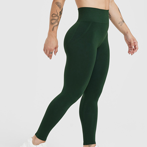 Wholesale High Quality Custom Logo Fitness Gym Tights Seamless Soft High Waist Yoga <b>Pants</b> Leggings Women - Product Image 3