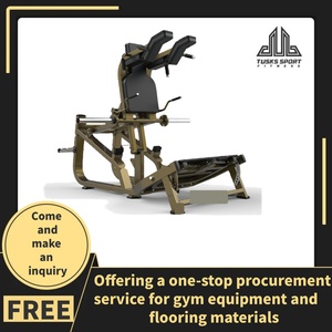 Équipement de fitness commercial pour la gymnastique, machine à squats <span class=keywords><strong>YONGWANG</strong></span> à plaques de poids en acier, capacité maximale de 450 kg, entraînement des jambes et du bas du corps - Product Image 2