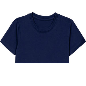 Nouveau T-shirt personnalisé pour femme, col rond, manches courtes, uni, anti-rides, en polaire écologique, respirant, gaufré - Product Image 4