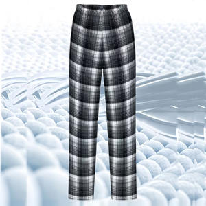 กางเกงแฟลนเนลผู้ชายพิมพ์โลโก้ตามสั่ง ผ้าผสมคอตตอนและโพลีเอสเตอร์ น้ำหนักเบา เป็นมิตรกับสิ่งแวดล้อม เหมาะสำหรับใส่เล่นกีฬาและกิจกรรมกลางแจ้ง - Product Image 3