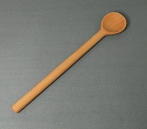 Juego de Cucharas Decorativas de Madera Pintadas a Mano, Artesanales, Color Amarillo Marrón, Utensilio de Cocina, Adorno Rústico para Colgar en la Pared - Product Image 1