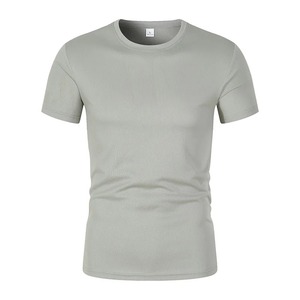 Premium décontracté plaine respirant hommes T-shirts été 100% coton biologique t-shirts haute qualité personnalisé col rond t-shirts - Product Image 1