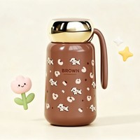 Gourde isotherme en acier inoxydable de 10 oz avec affichage de la température, maintien au chaud de 6 à 12 heures, mini-bouteille thermos pour filles