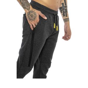 Pantalon de jogging personnalisé à la mode pour hommes poche à fermeture éclair cordon de serrage fitness en plein air pantalons de survêtement décontractés vêtements de sport - Product Image 1