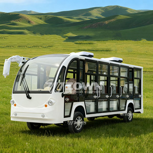 Haute qualité tout nouveau bus touristique électrique 14 places 60V 100AH batterie 2 ans de garantie ville passager autobus scolaire - Product Image 6