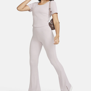 กางเกงเลกกิ้งทรงหลวมเอวสูงสำหรับ2024ผู้หญิงเลกกิ้งเล่นโยคะฟิตเนสเล่นยิมสีสดใสโลโก้ตามสั่ง - Product Image 4