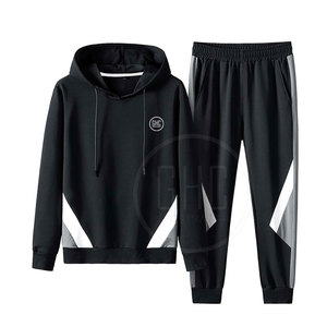 Top des tendances OEM survêtements en coton sur mesure pour hommes grande taille écologique hiver motif solide en gros bas prix - Product Image 1