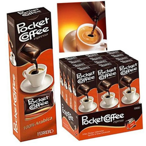 POCKET COFFEE ช็อกโกแลตสอดไส้เอสเพรสโซ 1 กล่อง/18 ชิ้น--เสียหาย--จัดส่งฟรี - Product Image 6