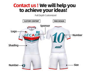 Uniformes de fútbol para jóvenes bordados por sublimación OEM, camiseta de fútbol verde para practicar fútbol, Camiseta deportiva con nombre de equipo personalizado - Product Image 3