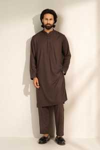 Usine personnalisé Shalwar Kameez hommes ensemble en gros formel et décontracté pakistanais vêtements indien et pakistanais hommes haut pantalon ensemble - Product Image 5