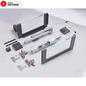Ensembles de tiroirs de meubles du Vietnam Extension complète Soft Close Glass Slim Metal pour Tandem Box LED Light Made in Vietnam pour la cuisine - Product Image 1