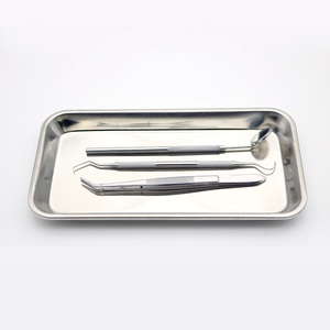 Kit d'instruments d'hygiène buccale dentaire en acier inoxydable, 3 pièces, nettoyage des dents, grattoir à tartre, détartreur, pince à épiler, ensemble d'outils - Product Image 5