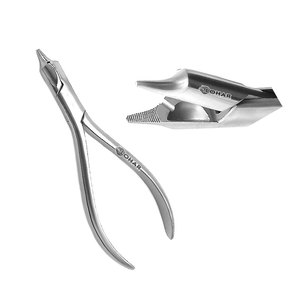 Alicate Howe Utilidad de ortodoncia dental, con puntas dentadas, pellizco de sujeción de alambre de arco, recto, 14cm para doblar y dar forma al alambre - Product Image 5