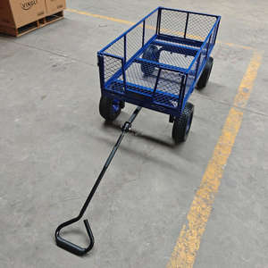 รถเข็นกอริลลาสำหรับสวนใช้ในฟาร์มทำจากเหล็กน้ำหนักมากน้ำหนัก1000ปอนด์พร้อมตาข่ายถอดออกได้แปลงเป็นเตียงพื้นเรียบ - Product Image 5
