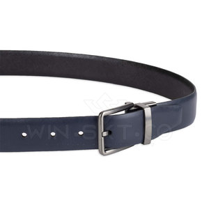 เข็มขัดหนังวัวแท้คุณภาพสูงแบบลำลองสั่งทำพิเศษพร้อมหัวเข็มขัดเหล็ก - เข็มขัดผู้ชายขายดีที่สุด - Product Image 4