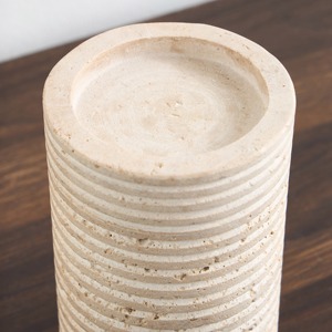 Bougeoir en bois rustique Style Vintage décor à la maison Accent pièce maîtresse élégante pour Table à manger et salon - Product Image 3