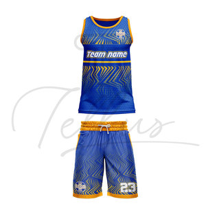 Uniforme de Baloncesto sin Mangas para Hombre Hecho en Pakistán, Camiseta Estampada con el Nombre del Equipo, Pantalones Cortos Sublimados, 100% Poliéster de Secado Rápido, Personalizado - Product Image 1