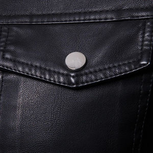 Leather Sleeves Embroidery Black Couple College Baseball Men's <b>Jacket</b> Letterman <b>Light</b> Blue Varsity <b>Jacket</b> - Product Image 4