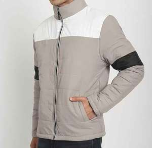Chaqueta acolchada de invierno para hombre de alta calidad con cremallera Logotipo personalizable Cuello con capucha Abrigos de plumón OEM - Product Image 4
