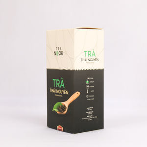 Boîte d'emballage de thé élégante, boîte-cadeau en papier ivoire personnalisée fabriquée au Vietnam pour les marques de thé haut de gamme, vente en gros - Product Image 2