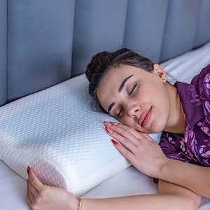 Almohada Ortopédica de Espuma Viscoelástica con Gel, Tamaño Queen, con Soporte para el Cuello, Funda Anti-Sudor, Comodidad Refrescante para Dormitorio, Sofá y Cama - Product Image 3