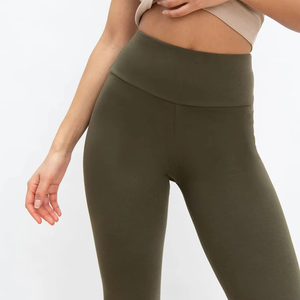 Leggings de Yoga Personalizados para Mujer, Cintura Alta, Color Sólido, para Gimnasio, Fitness, Entrenamiento, Cintura Elástica - Product Image 6