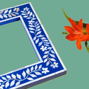 Handcrafted Mother of Pearl <b>Picture</b> <b>Frame</b> Elegant MOP Photo Display for Wedding Home and Luxury Decor - Product Image 4