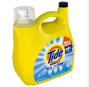 NUEVO Detergente Líquido para Ropa Simply, Aroma Brisa Refrescante, 168 oz, 128 Lavados, Limpieza Fácil, Envase Rectangular de Plástico Removible, Modelo 2023 - Product Image 4