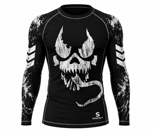 SINEWY Rashguard de MMA pour Homme, Coupe Ajustée, Manches Longues, Impression par Sublimation, Évacuation de l'Humidité, Vêtement de Sport - Product Image 3