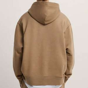 Haute qualité personnalisé blanc français éponge sweat à capuche pour hommes Streetwear surdimensionné goutte épaule sweats à capuche pour l'usine - Product Image 3